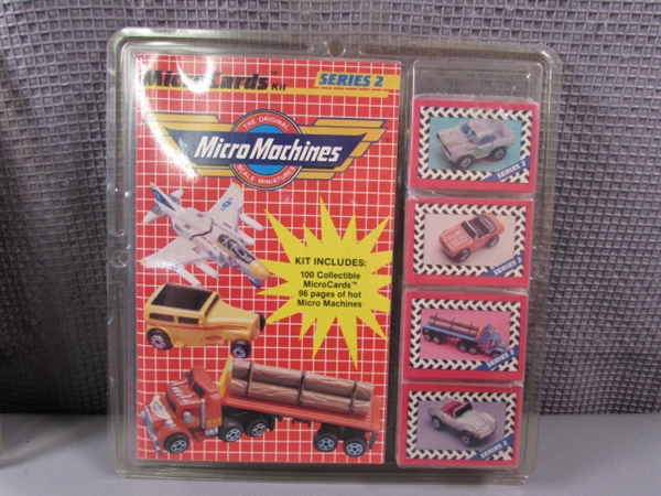 VTG NOS- MicroCards Micro Machines Series 1 & 2