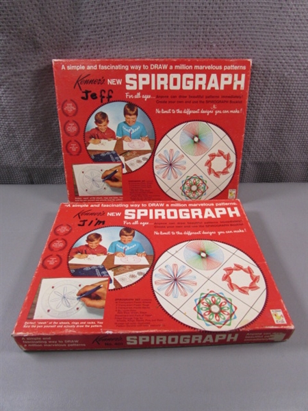2 VINTAGE 1967 SPIROGRAPH SETS