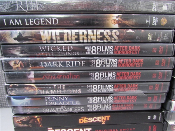 LARGE COLLECTION OF DVDs - MOSTLY HORROR