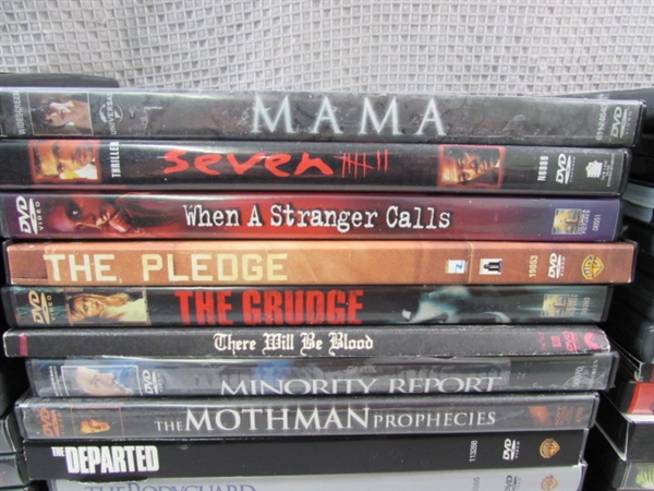 LARGE COLLECTION OF DVDs - MOSTLY HORROR
