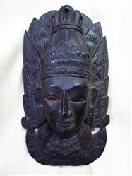 CARVED WOOD INDONESIAN MASK