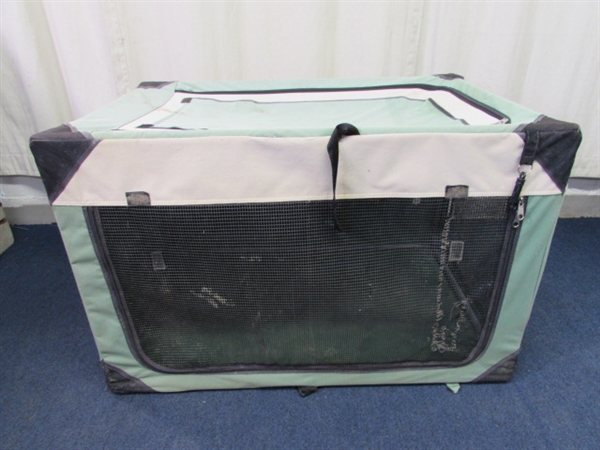 SOFT SIDED DUCKS UNLIMITED CRATE W/METAL FRAME