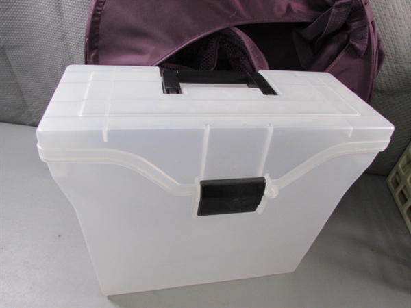COLLAPSIBLE HAMPER AND PLASTIC STORAGE