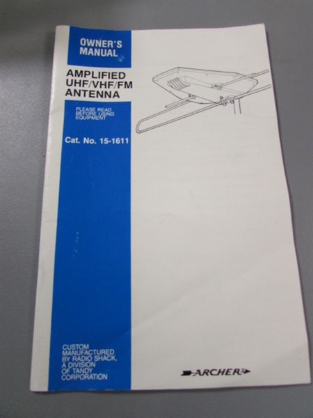 ARCHER COMPACT UHF/VHF/FM ANTENNA