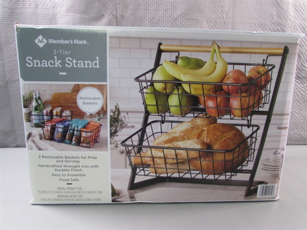 2-TIER SNACK STAND