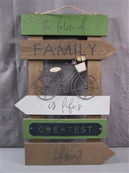 THE LOVE OF FAMILY.... WALL SIGN