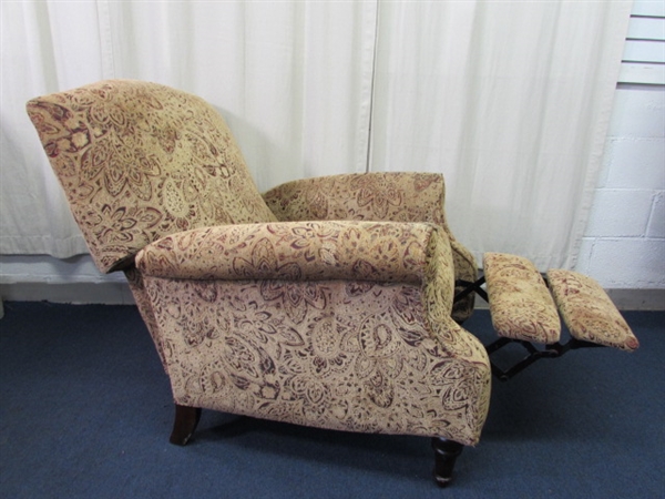 RECLINING UPHOLSTERED CHAIR