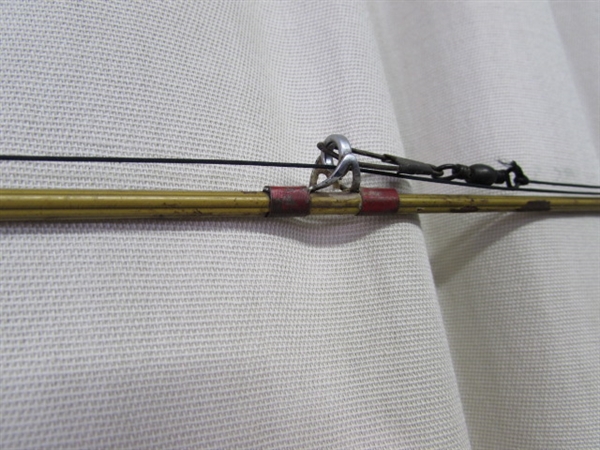 VTG BAMBOO 5' FLY ROD WITH LANGLEY LAKECAST REEL