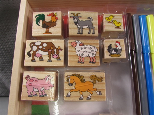 M&D RUBBER STAMP KIT & ORIGAMI BOOK