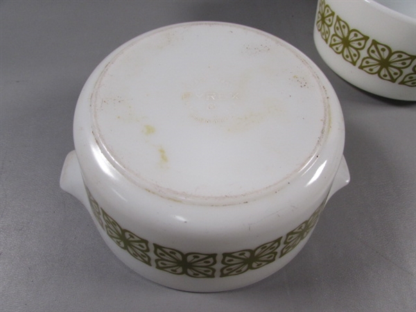 3 PYREX BAKING DISHES