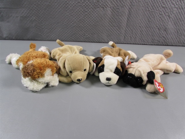 TY BEANIE BABIES - DOGS & PUPPIES