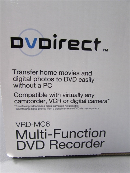 SONY DVDIRECT MULTI-FUNCTION DVD RECORDER