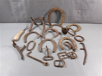 OLD HORSESHOES & MORE