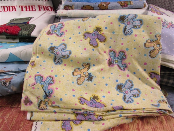 PRE-QUILTED & BABY/JUVENILE PRINT FABRIC YARDAGE