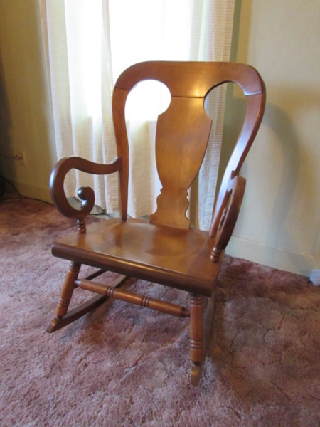 ANTIQUE MAPLE ROCKER