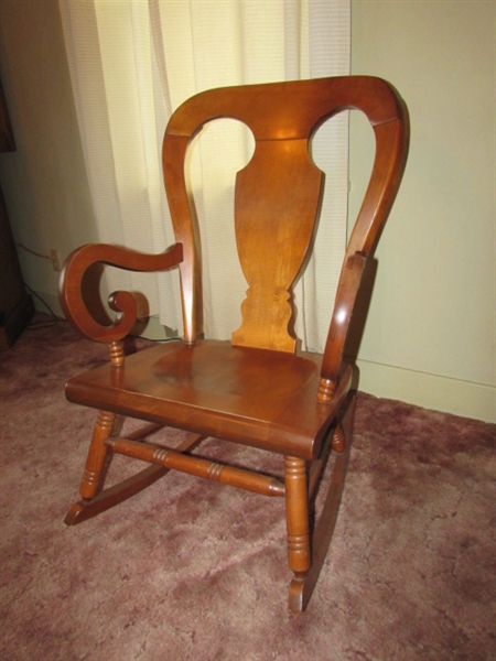 ANTIQUE MAPLE ROCKER