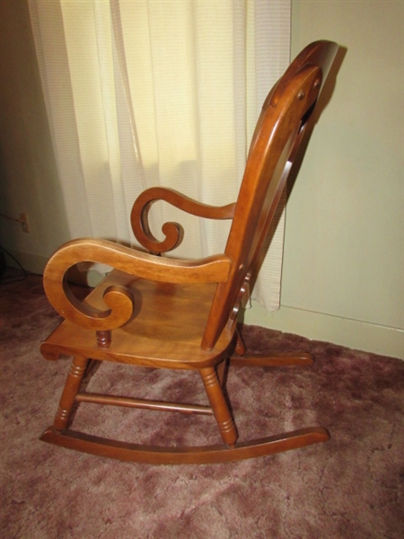 ANTIQUE MAPLE ROCKER