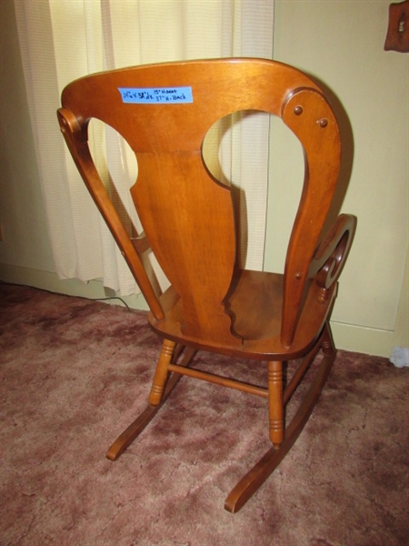 ANTIQUE MAPLE ROCKER