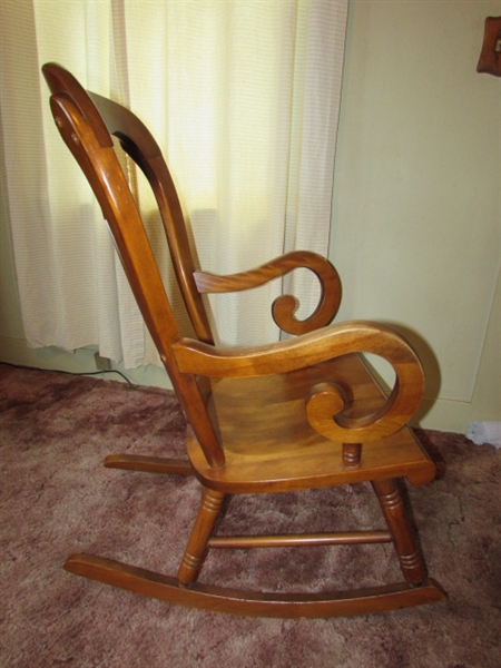 ANTIQUE MAPLE ROCKER