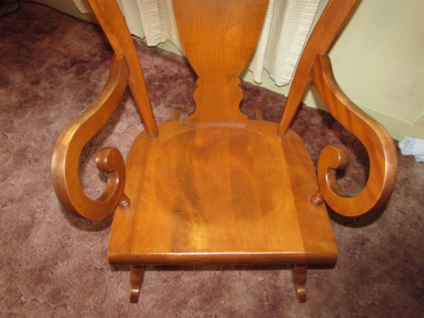 ANTIQUE MAPLE ROCKER