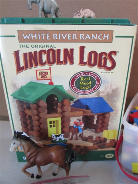 LEGOS- LINCOLN LOGS