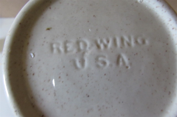 RED WING PITCHER AND WASH BASIN