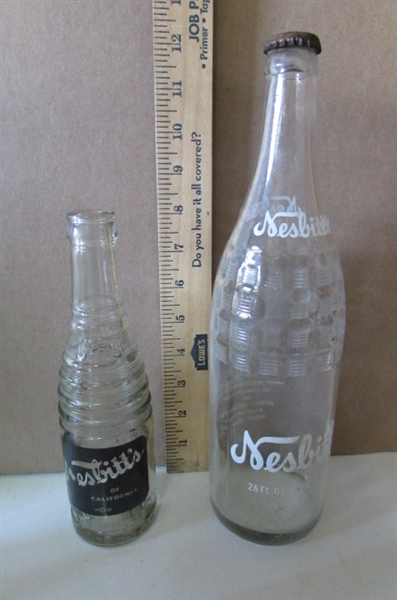 ASSORTED VINTAGE SODA BOTTLES