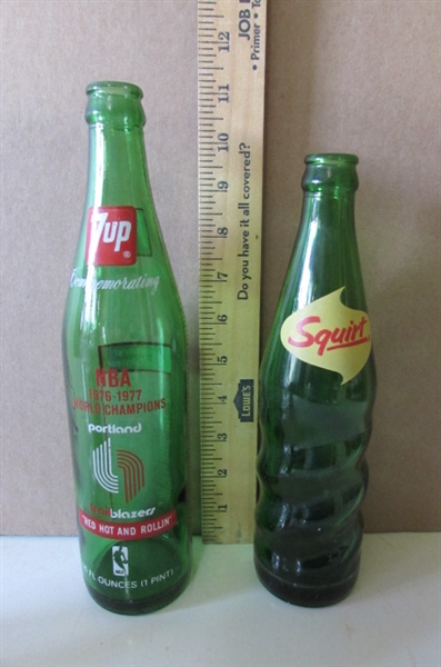 ASSORTED VINTAGE SODA BOTTLES