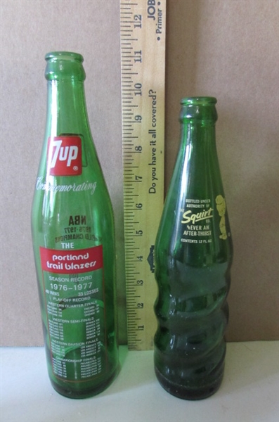 ASSORTED VINTAGE SODA BOTTLES