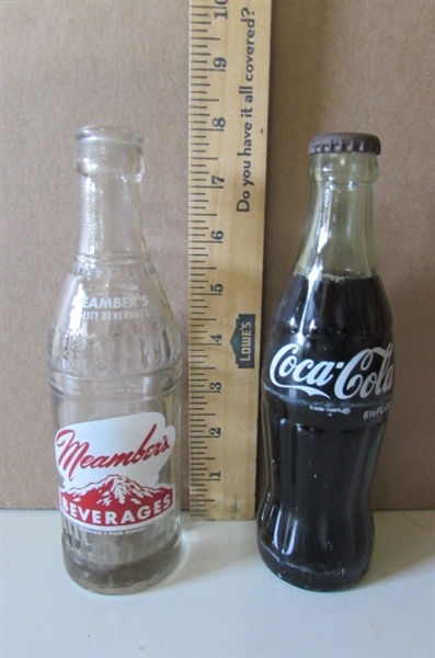 ASSORTED VINTAGE SODA BOTTLES