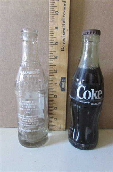 ASSORTED VINTAGE SODA BOTTLES