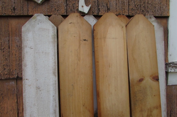 20 - 5.5' PINE BOARDS & SMALL BOARDS