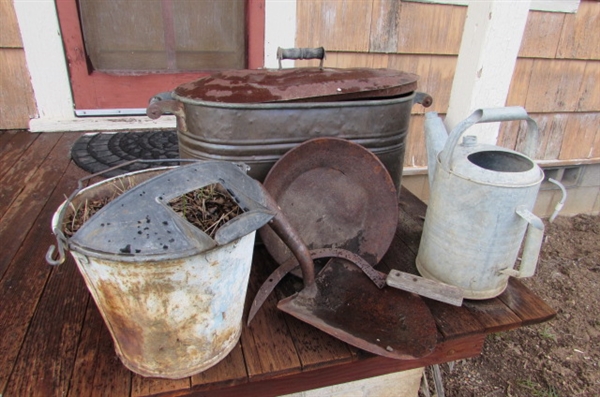 ASSORTED RUSTIC ITEMS