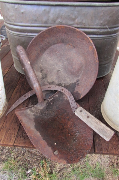 ASSORTED RUSTIC ITEMS