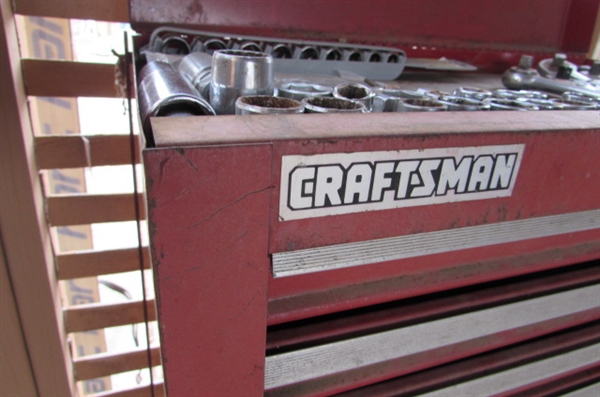 CRAFTSMAN ROLLING TOOL CHEST W/TOOLS