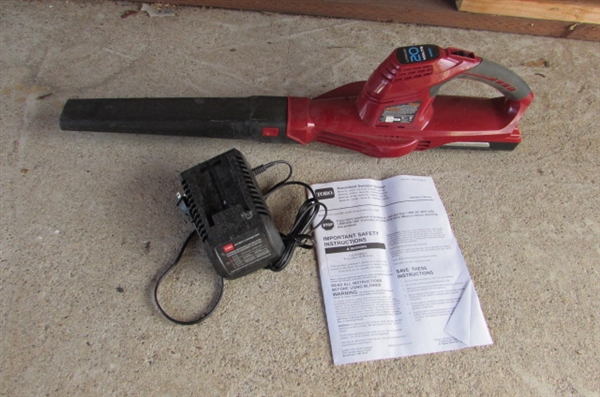 BATTERY POWERED 20V TORO BLOWER