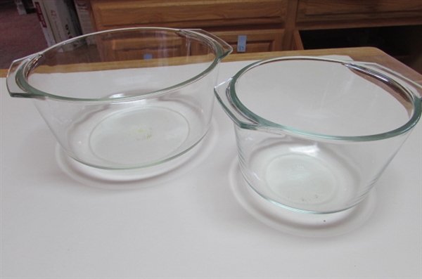 ASSORTED GLASS MIXING BOWLS