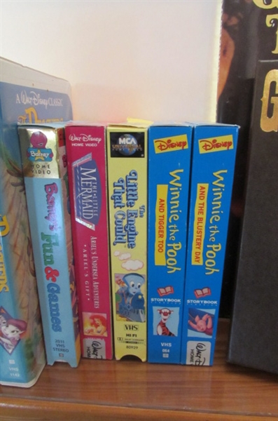 DISNEY AND GONE WITH THE WIND VHS COLLECTION