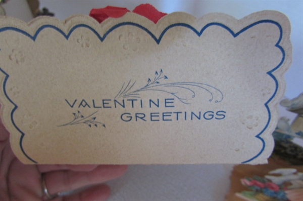 1929 PAPER VALENTINES DAY POP-UP CARDS