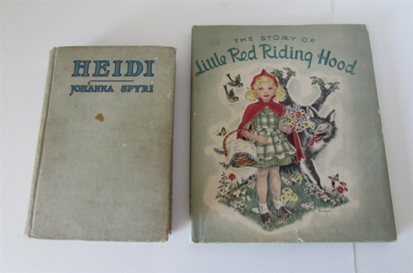 HEIDI AND LITTLE RED RIDING HOOD , VINTAGE