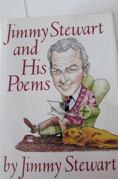 BOB HOPE-THEY GOT ME COVERED, JIMMY STEWART AND HIS POEMS WITH ADDITIONAL VINTAGE BOOKS