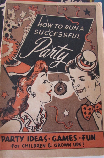 VINTAGE PARTY AND KIDS BOOKS