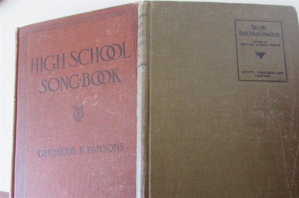 VINTAGE HYMNAL AND SHEET MUSIC
