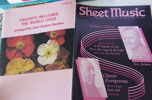 FAMILY SONGBOOK AND ADDITIONAL SHEET MUSIC