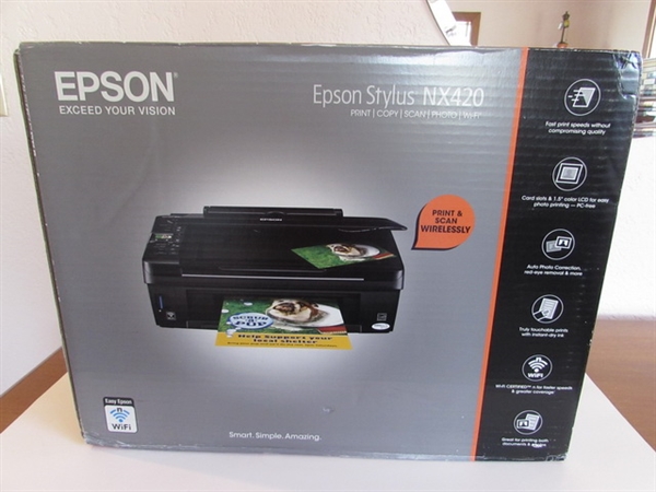 EPSON STYLUS NX420 PRINTER-NEW IN BOX- UNOPENED