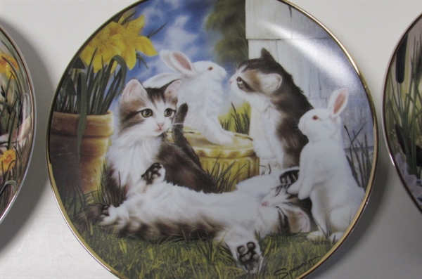 FRANKLIN MINT HEIRLOOM KITTY CAT PLATE COLLECTION