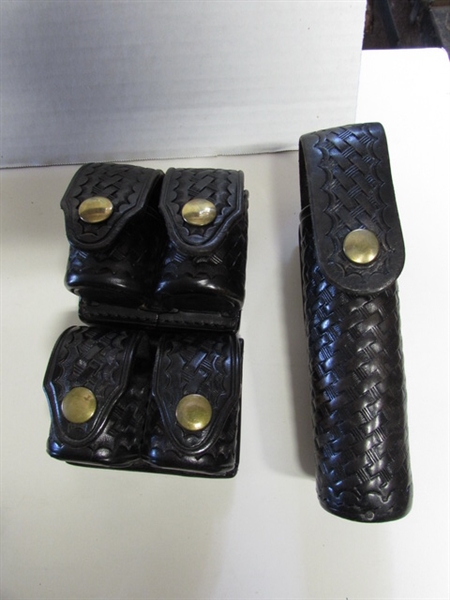 OFFICERS LEATHER BELT ACCESSORIES