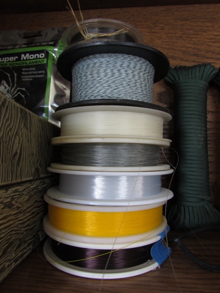 FLY FISHING GEAR AND ADDITIONAL FISHING LINE