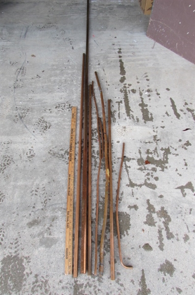 COPPER TUBING IN VARIOUS LENGTHS AND SIZES