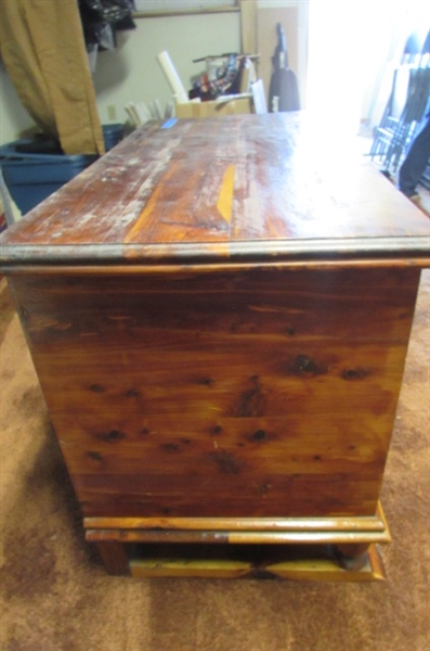HANDCRAFTED CEDAR CHEST